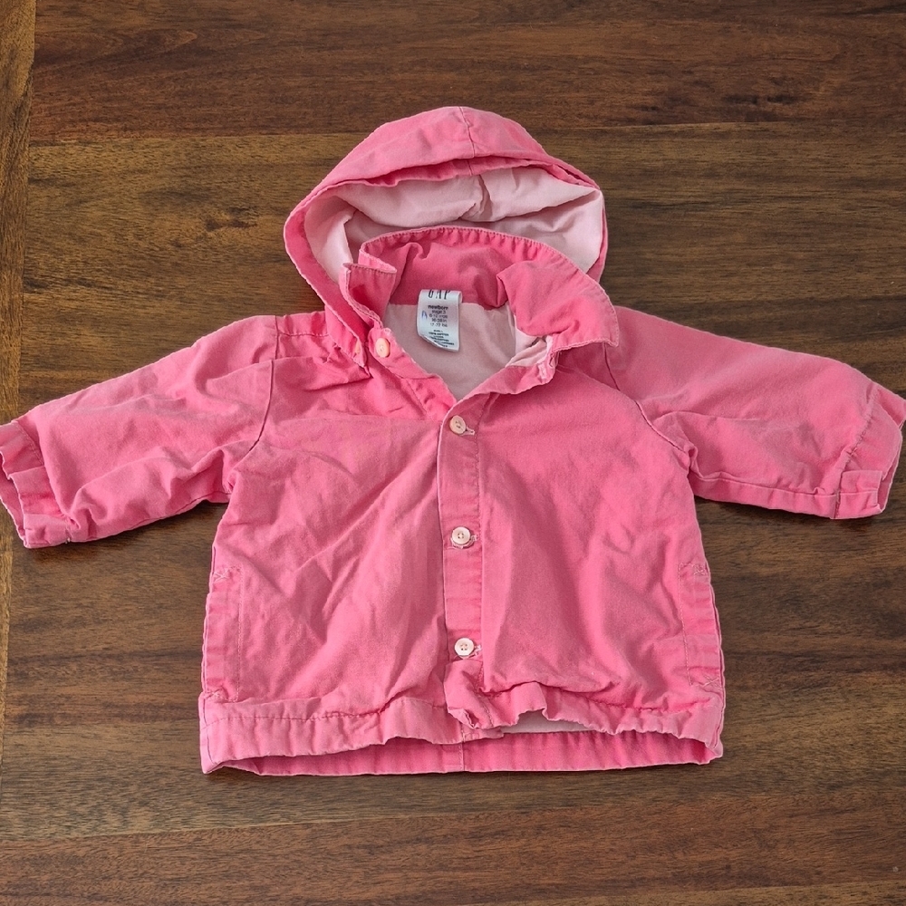 Gap Girls Pink Spring Coat Size 6-12M